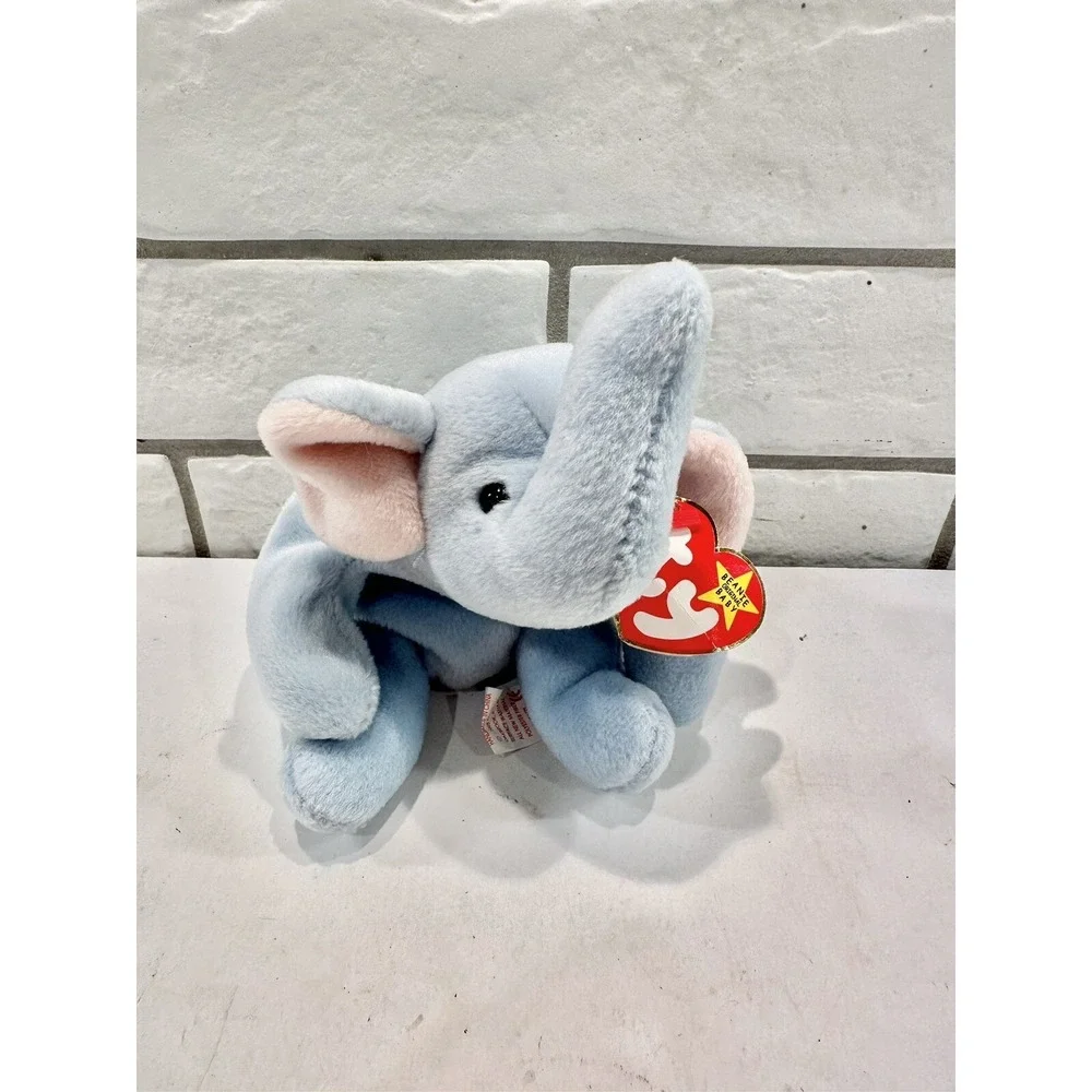 Lot Of 6, TY Beanie Babies, Bruno, Mel, Peanut, Derby,‎ Wrinkles Kicks